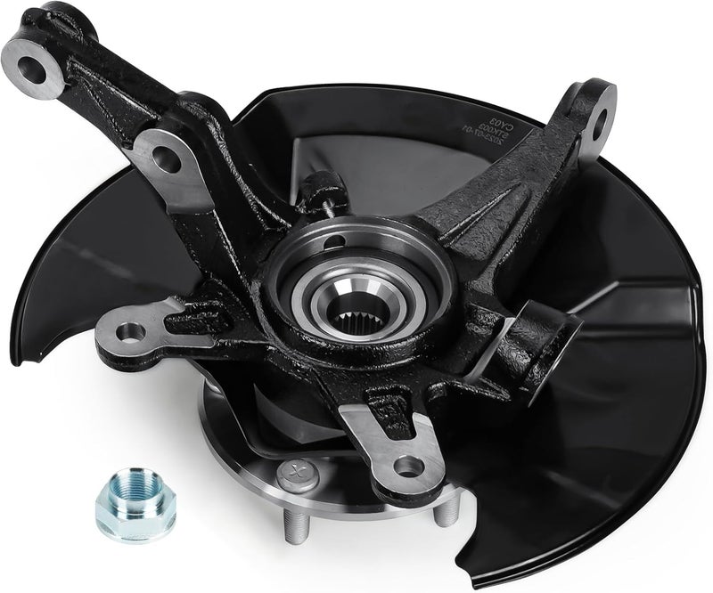AEagle Front Right Steering Knuckle & Wheel Bearing Hub Assembly for Honda Civic 2006 2007 2008 2009 2010 2011, without Si MUGEN Si Model, 698450 698-450 44300SNA952 44300TR0951, Passenger Side - Image 1